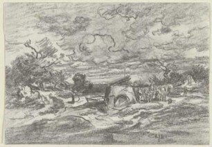 Landschaft bei Sturmwetter