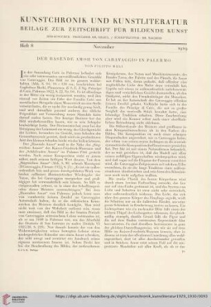 Heft 8 (November 1929)