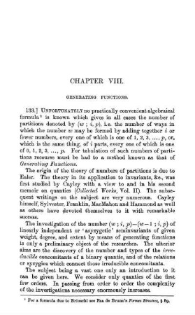 Chapter VIII. Generating Functions.