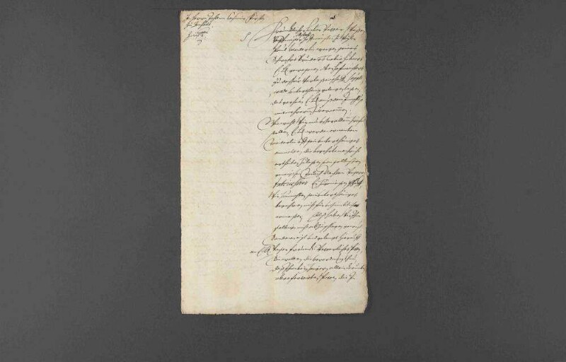 Interzessionsschreiben Herzog Eberhards III. von Württemberg an Fürst Johann Kasimir von Anhalt-Dessau in der Erbschaftsangelegenheit des Paul Weiderlin.