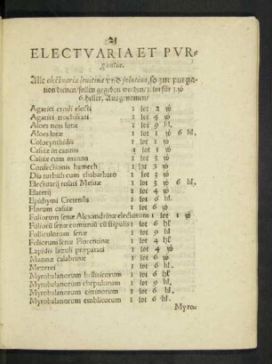 Electuaria Et Purgantia.