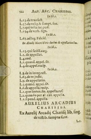 Aurelius Arcadius Charisius.
