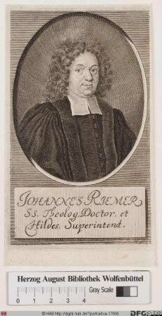 Bildnis Johannes Riemer