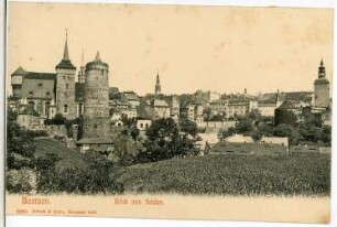 Bautzen. Stadtansicht von Süden