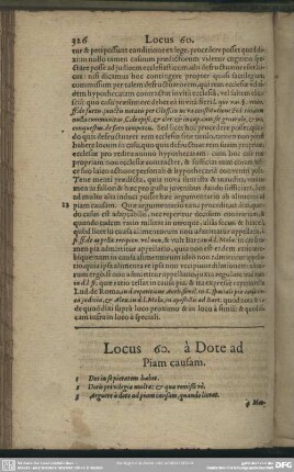 Locus 60. à Dote ad Piam causam