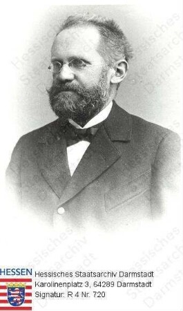 Linkenheld, Franz Dr. jur. (1847-1908) / Porträt, Brustbild