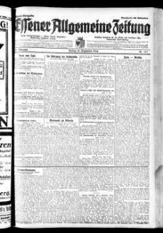 Essener allgemeine Zeitung. 1918-1943