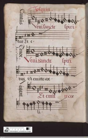 Josquin : Veni sancte spiritus