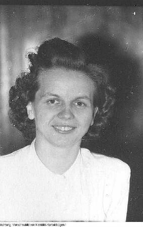 Ursula Sellke, Sekretärin, 1950