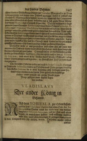 Vladislaus Der ander König in Behaimb