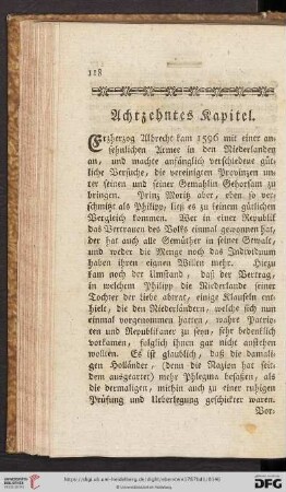 Achtzehntes Kapitel