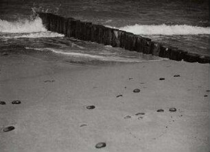 Ohne Titel (Strand mit Buhne)