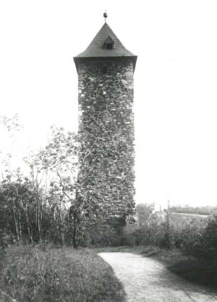 Burg Giebichenstein : Halle (Saale). Burg Giebichenstein. Bergfried der Oberburg