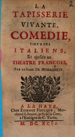 La Tapisserie vivante : Comedie