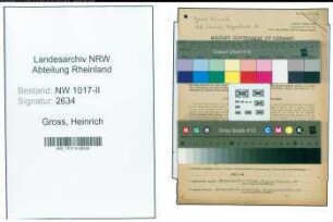 Entnazifizierung Heinrich Gross , geb. 02.02.1903 (Schlossermeister)