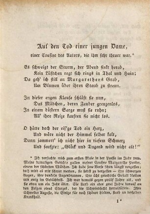 Lord Byron's sämmtliche Werke, 1. Lyrische Gedichte
