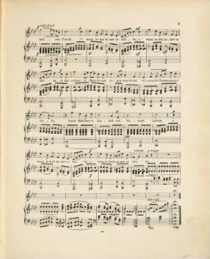 3 Lieder : Gedichte aus den Liedern des "Mirzer Schaffy" von F. Bodenstedt ; für eine Singstimme und Klavierbegleitung ; Op. 2