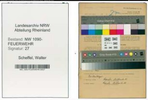 Entnazifizierung Walter Scheffel , geb. 26.07.1908 (Schlosser)