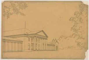 Thiersch, Friedrich von; Wiesbaden; Kurhaus - Perspektive