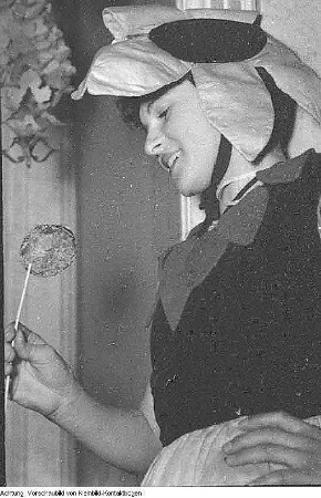 Dresden, Fasching in der Musikschule, Februar 1954