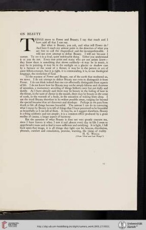 On Beauty [reprint from First and Last Things]
