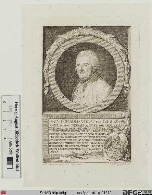 Bildnis Adrian Heinrich Graf von Borcke