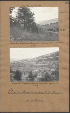 Masch.- Gew. Schußfeld vom Fuße des Grand Faudé gegen Camme- Bermont