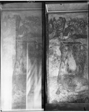 Daisendorf Wegkapelle Sankt Martin Wandmalerei