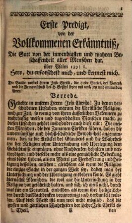August Friederich Wilhelm Sacks Königl. Preußischen Hofpredigers, Consistorial- und Kirchenraths in Berlin Predigten über verschiedene wichtige Wahrheiten zur Gottseligkeit, 1