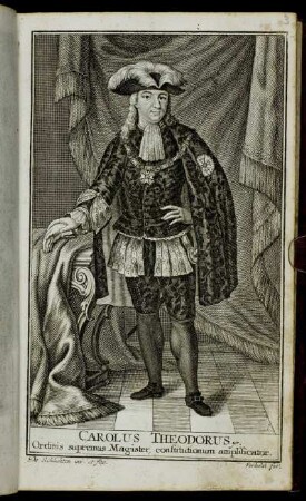 Carolus Theodorus Ordinis supremus Magister, constitutionum amplificator