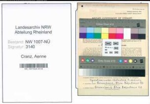 Entnazifizierung Aenne Cranz , geb. 25.07.1909 (Aufseherin)