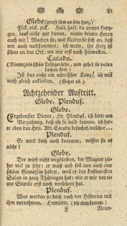 Achtzehender Auftritt