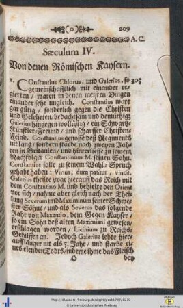 Saeculum IV.
