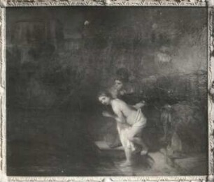 Gemälde "Susanna und die beiden Alten" (bez. 1647, Rembrandt Harmensz van Rijn; Öl auf Eichenholz; 0,76 m x 0,91 m; Staatliche Museen zu Berlin - Preußischer Kulturbesitz)