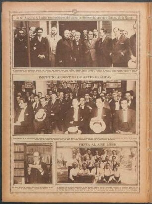 El Sr. Augusto S. Mallié, tomó posesión del puesto de directo del Archivo General de la Nación
