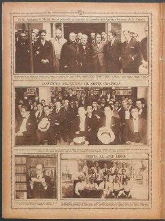 El Sr. Augusto S. Mallié, tomó posesión del puesto de directo del Archivo General de la Nación