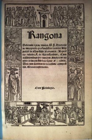 Rangona : Repetitio rubricae ff. de fidei-ussoribus cum additionibus ...