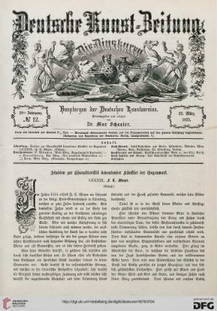 Nr. 12 (23. März 1873)