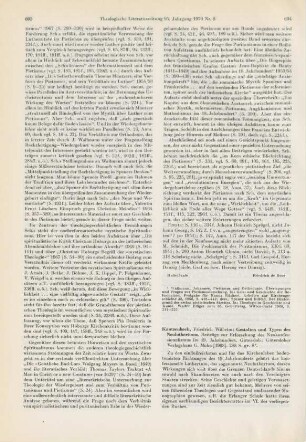 604-606 [Rezension] Kantzenbach, Friedrich Wilhelm, Gestalten und Typen des Neuluthertums