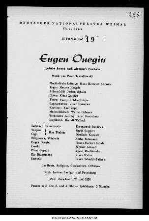Eugen Onegin