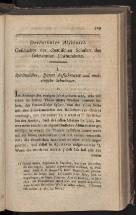 Dreizehnter Abschnitt. Geschichte der chemischen Schulen des siebzehnten Jahrhunderts