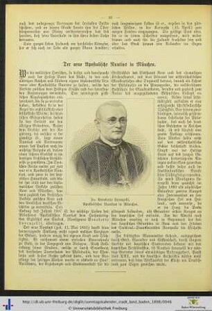 Der neue Apostolische Nuntius in München.