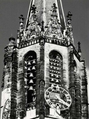 Turm der gotischen "Nieuwe Kerk" in Delft