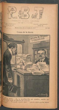 Cosas de la tierra - [Caricatura]