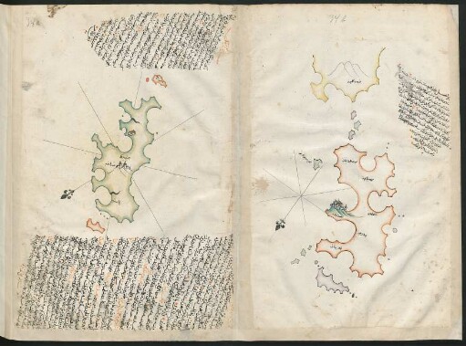 Illustration: f. 34a-34b Tilos und Leros