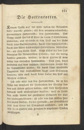 Die Hottentotten
