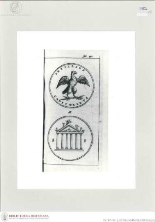 Justi Rycquii De Capitolio Romano commentarius: ..., Fol. 192 vor Seite 193: Römische Medaillen