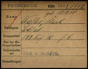 Walter, Karl - Konrad
