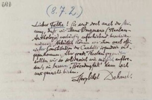 Brief an Gustav Falke