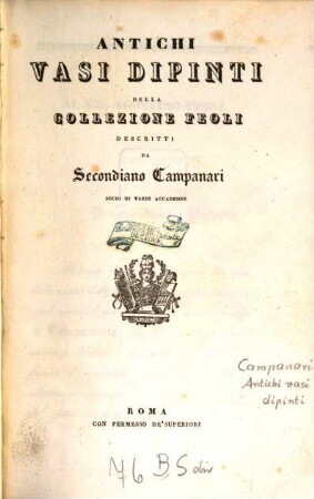 Antichi vasi dipinti della Collezione Feoli